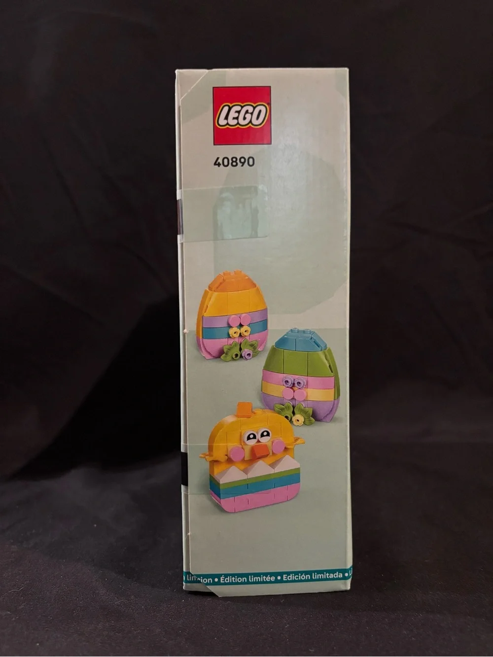 LEGO Pastel Easter Eggs & Characters Set - Yellow, Pink, Purple, Green, Blue New